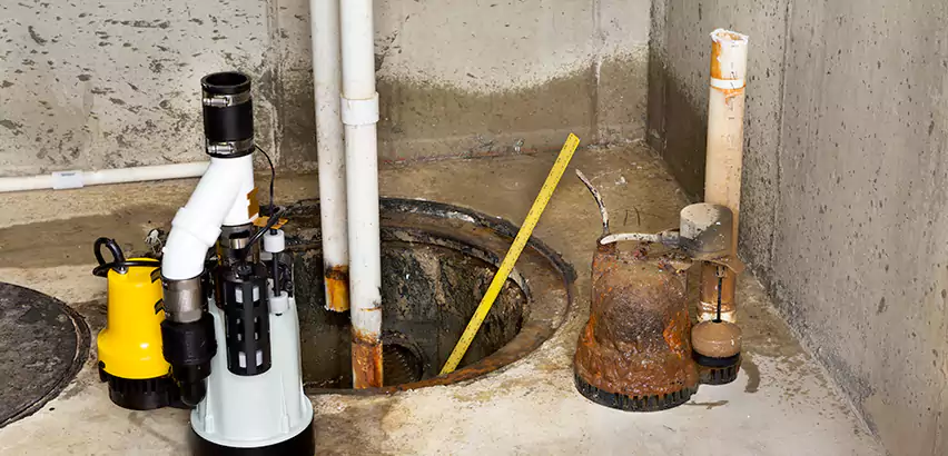 Installing Sump Pump in Finished Basement in Merrick, NY